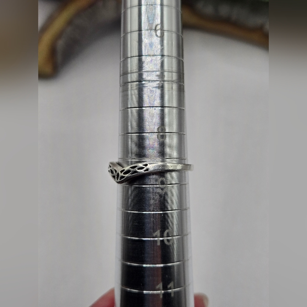 Sterling Silver Chevron Ring - image 6